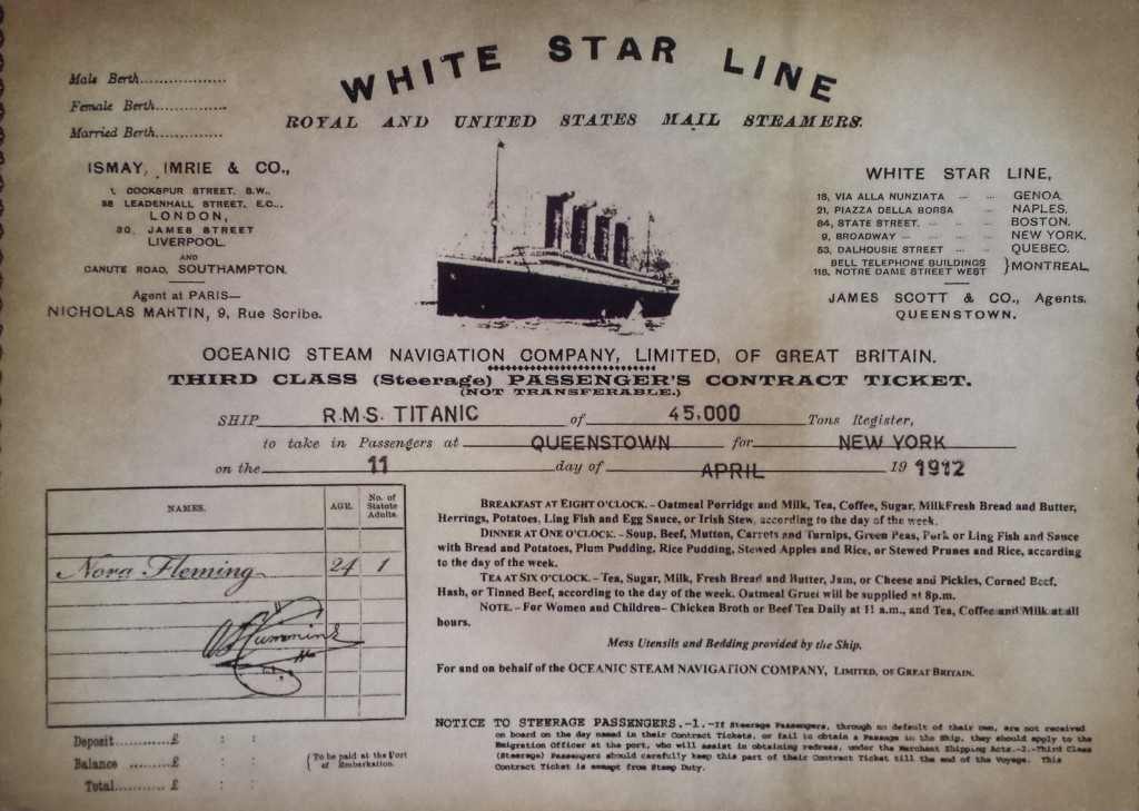 cobh titanic experience museum ticket