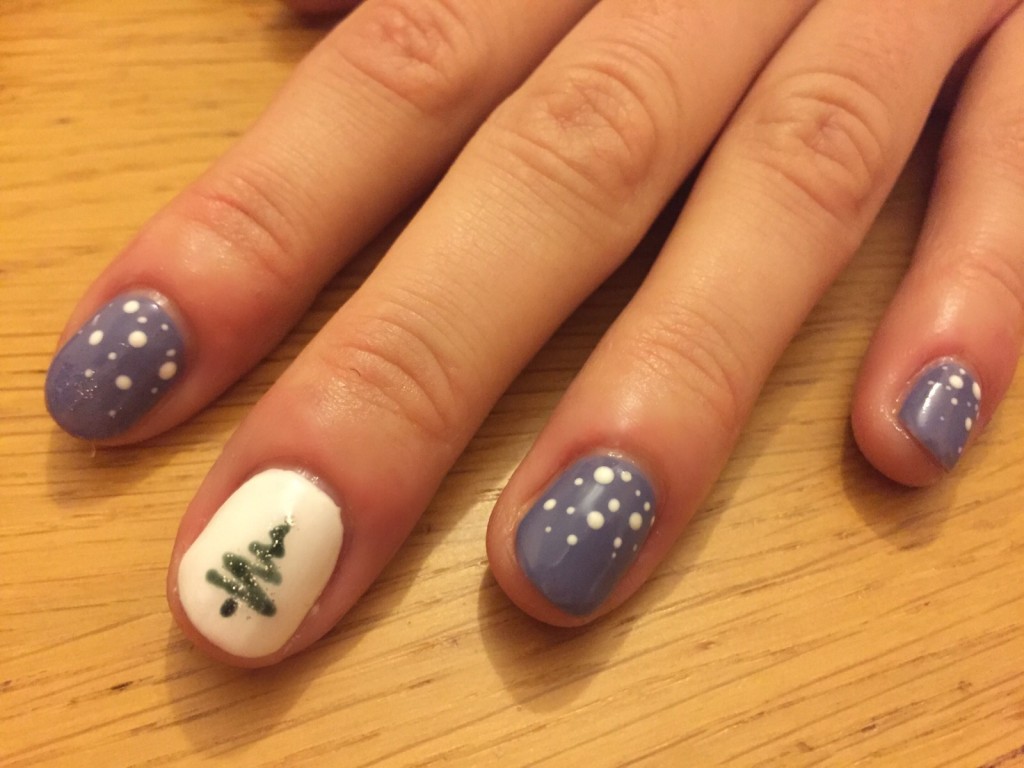 christmas nails by bex