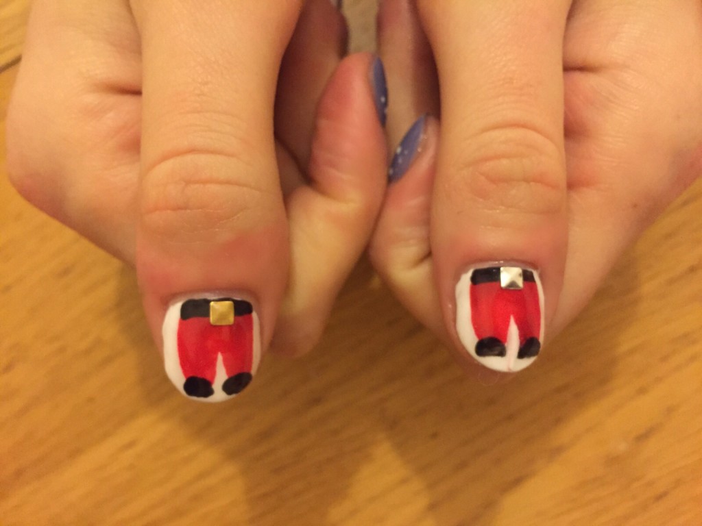 christmas nails by bex