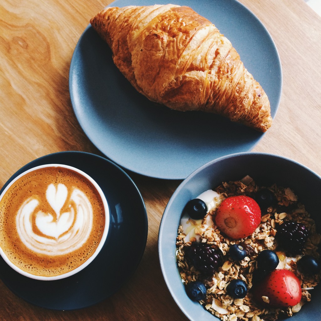 south belfast breakfast indigo granola berries croissant