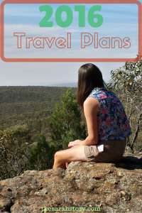 2016 travel plans