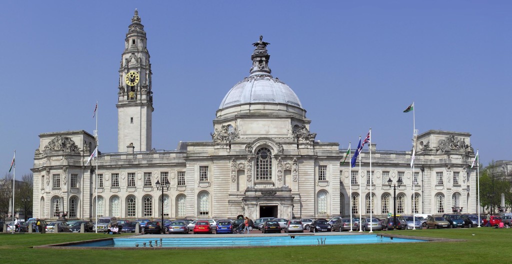 cardiff city hall wales traverse