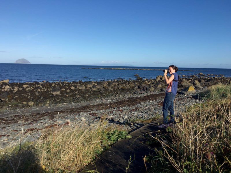 photographing ailsa craig