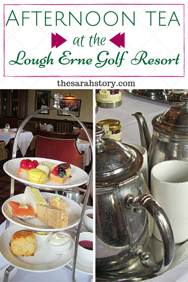 Afternoon tea at one of Northern Ireland's premier hotels, the Lough Erne Golf Resort. Lots of superb sandwiches and patisserie items along with some gorgeous homemade scones.